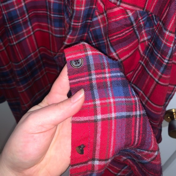 oversized red flannel - Picture 3 of 3